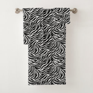 Animal Print Bath Towel Set