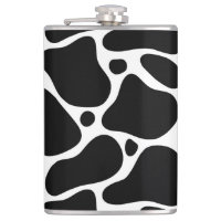 Animal print-black and white giraffe pattern therm