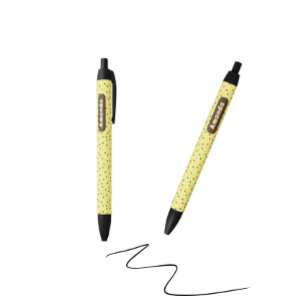  Animal print  Black Ink Pen