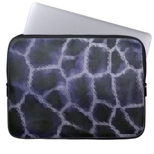 Animal Print Blue Laptop Sleeve