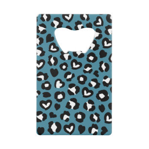 Animal Print, Blue Leopard, Cheetah Spots, Hearts