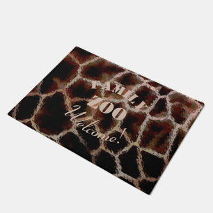 Animal Print Brown Doormat