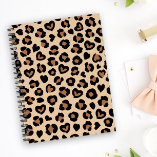 Animal Print, Brown Leopard, Cheetah Spots, Hearts Planner