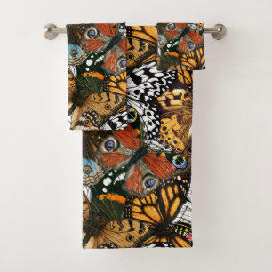 Animal print. Butterfly wings. Bath Towel Set