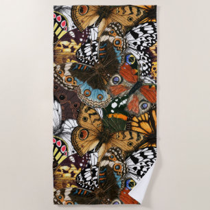 Animal print. Butterfly wings. Beach Towel