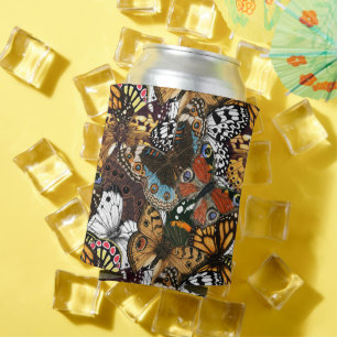 Animal print. Butterfly wings. Can Cooler