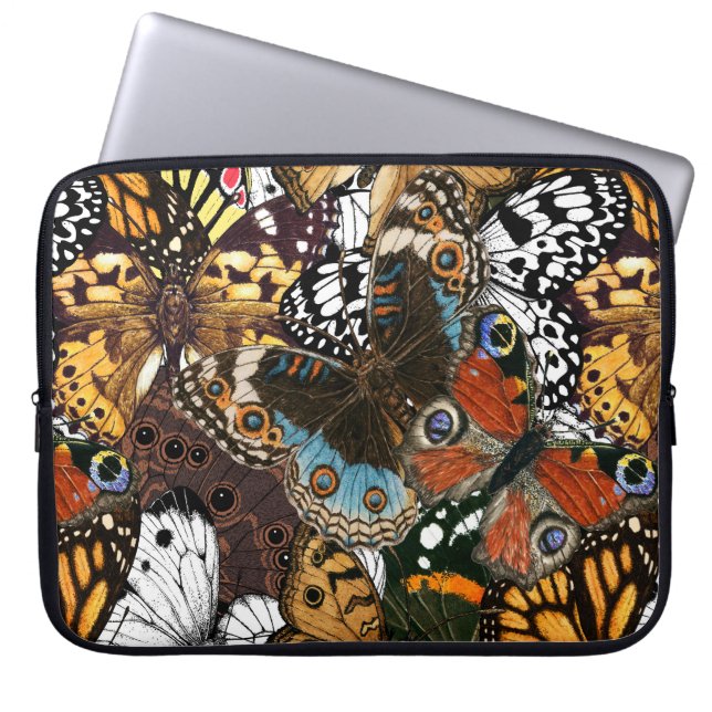 Animal print. Butterfly wings. Laptop Sleeve (Front)