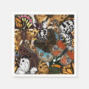 Animal print. Butterfly wings. Napkin