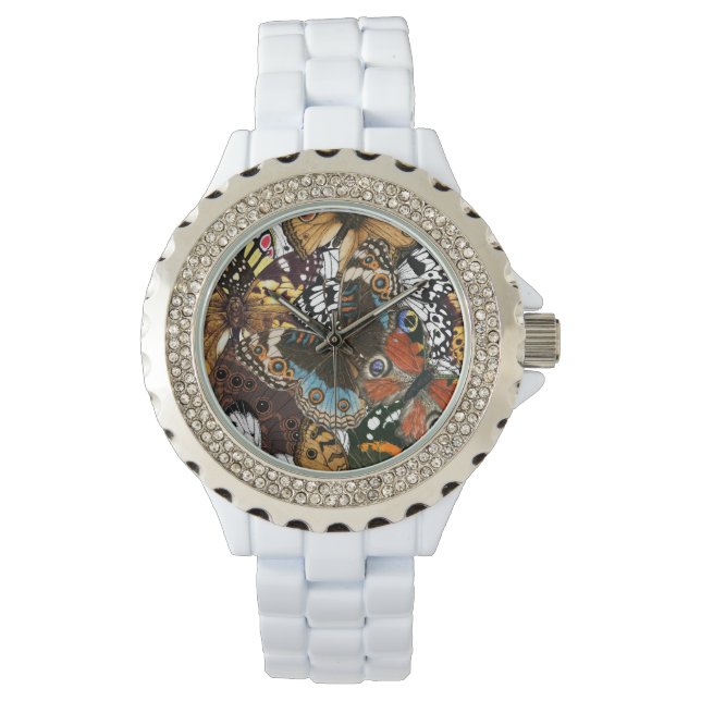 Animal print. Butterfly wings. Watch (Front)