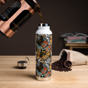 Animal print. Butterfly wings. Water Bottle