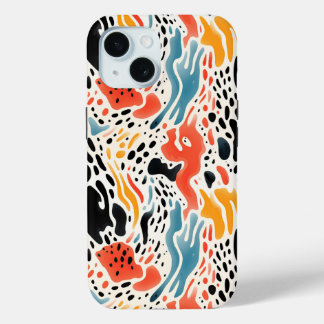 Animal Print iPhone 15 Case
