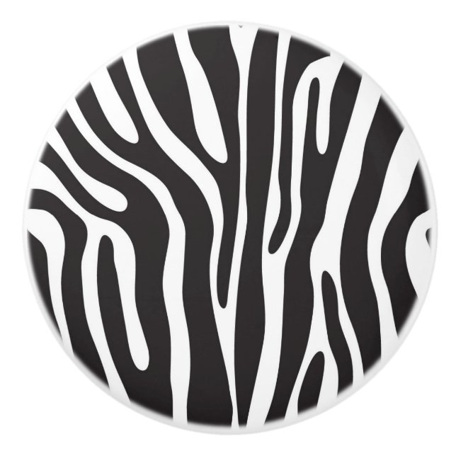 Animal Print Ceramic Knob (Front)