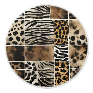 Animal Print - Ceramic Knob