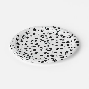 Animal Print Dalmation Paper Plate