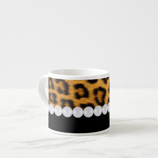 Animal Print Espresso Mug (Front Left)
