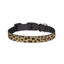 Animal print fur texture collar