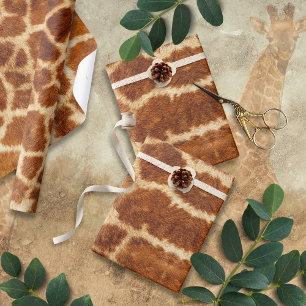 Animal Print Giraffe Wrapping Paper
