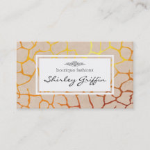 Animal Print (Gold) | Beige