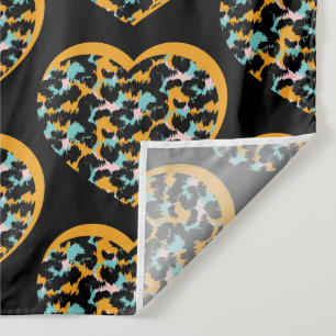 Animal Print Hearts Pattern Tapestry