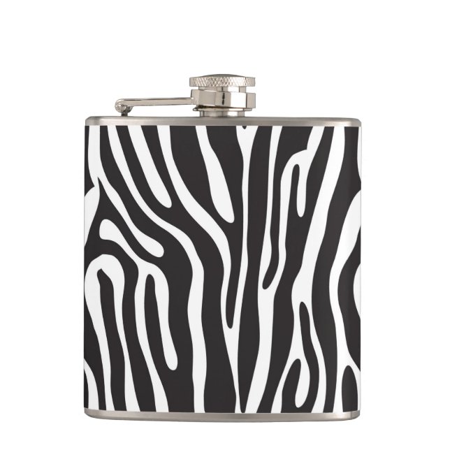 Animal Print Hip Flask (Front)