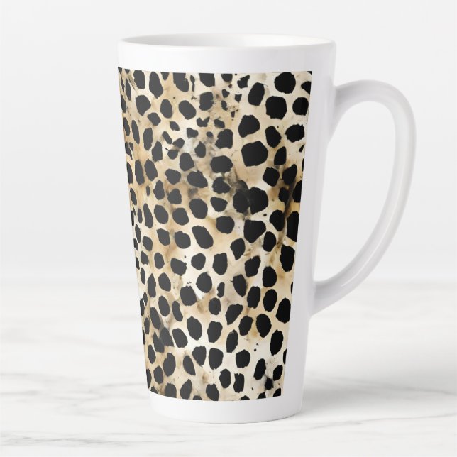 Animal Print - Latte Mug (Right)