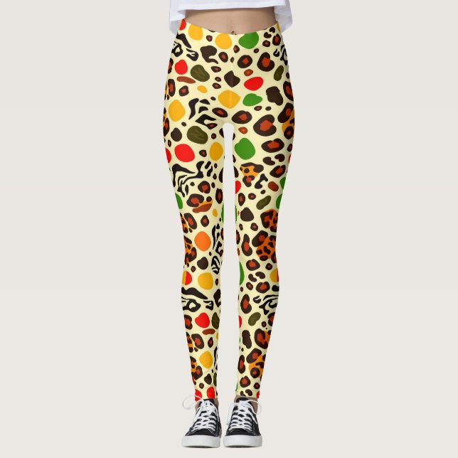Animal Print Leggings (Front)