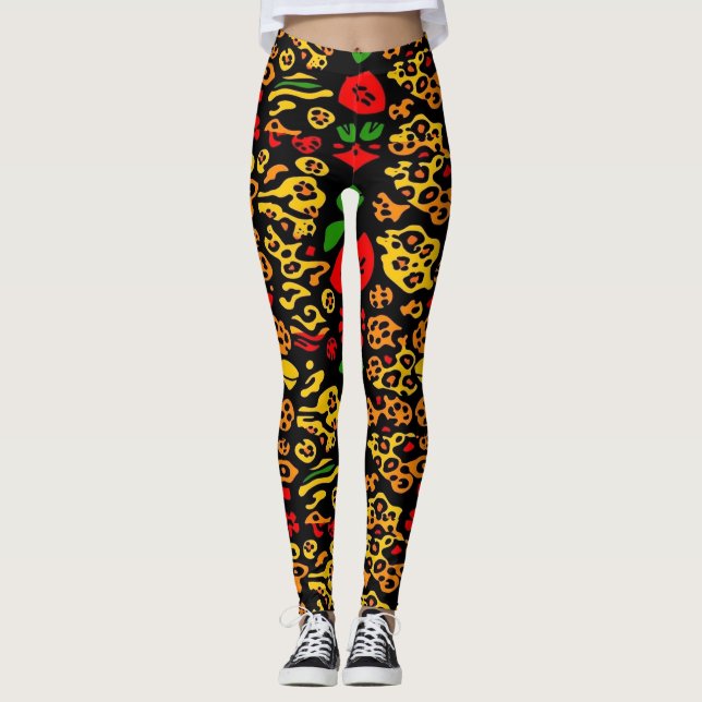 Animal Print Leggings (Front)