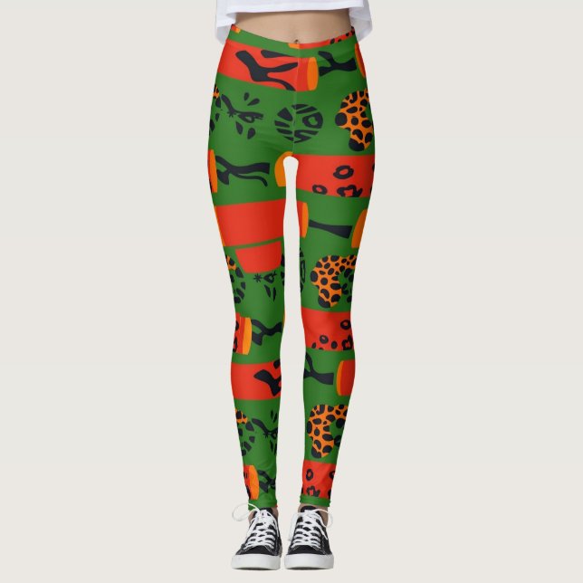 Animal Print Leggings (Front)