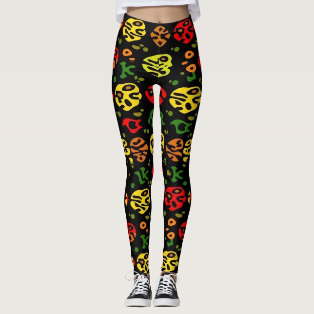 Animal Print Leggings (Front)