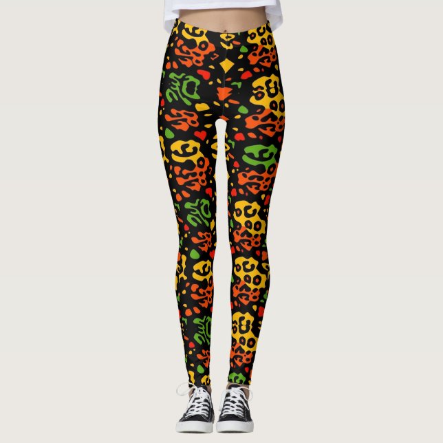 Animal Print Leggings (Front)