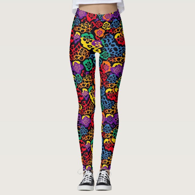 Animal Print Leggings (Front)