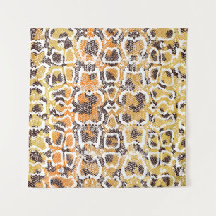 Animal print, leopard texture background, snake pa tapestry