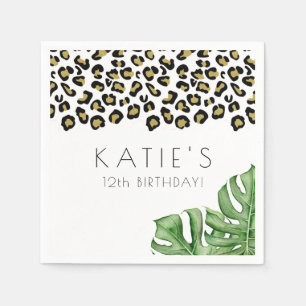 Animal Print Let's Get Wild Party Napkin