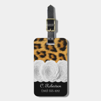 Animal Print Luggage Tag