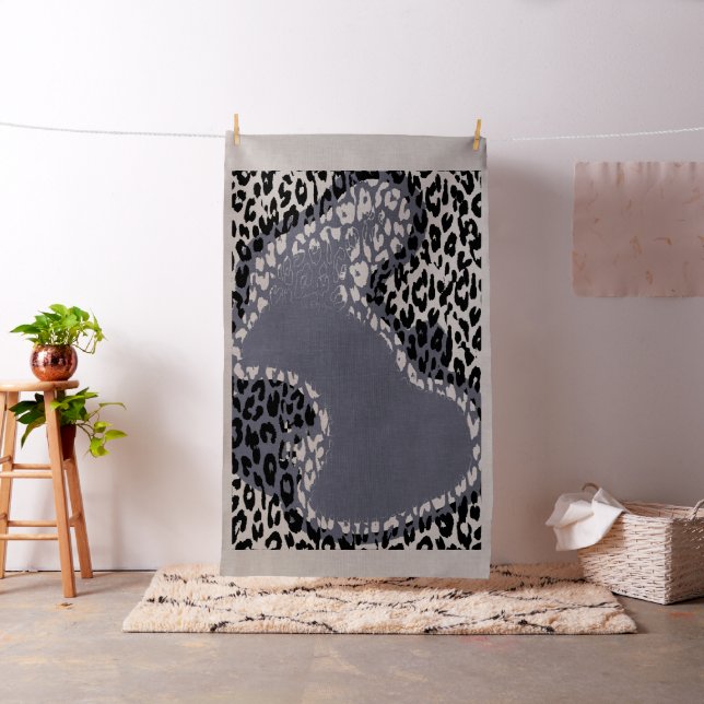 Animal print of leopard #22 fabric (In Situ)