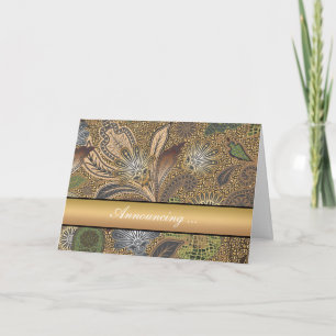 Animal Print Paisley Pattern Announcement