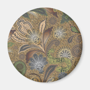 Animal Print Paisley Pattern Magnet