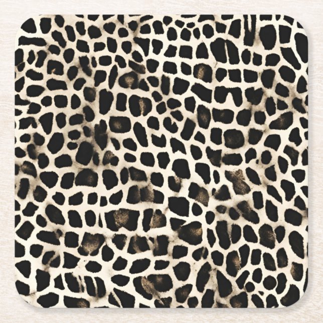 Animal Print - Paper Coasters  (Front)
