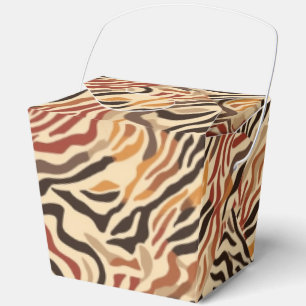 Animal Print Party Favour Box