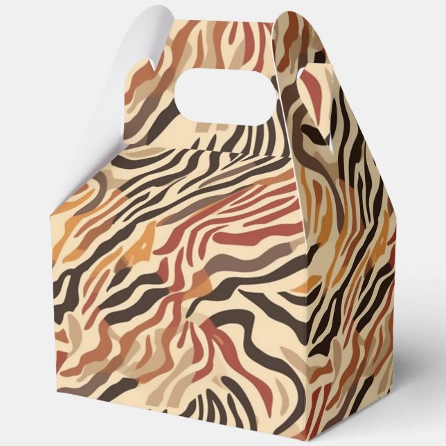 Animal Print Party Favour Box (Front)