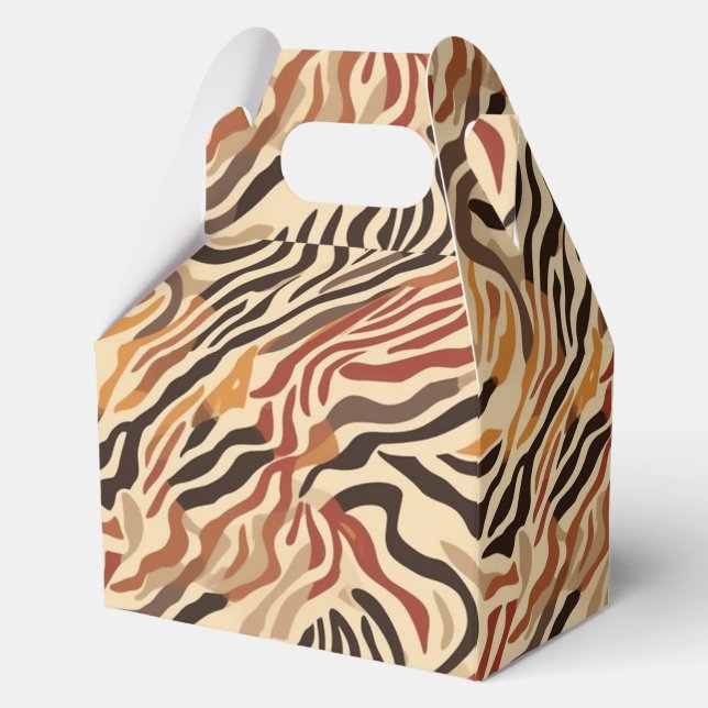 Animal Print Party Favour Box (Front)
