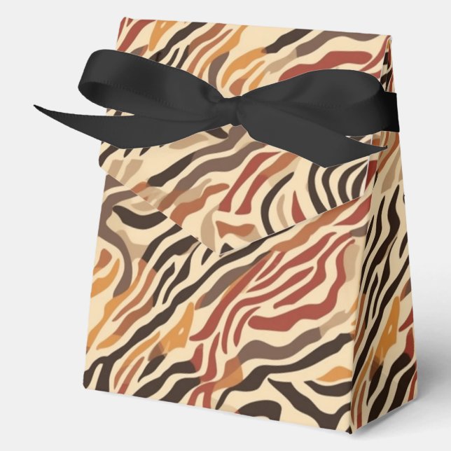 Animal Print Party Favour Box (Front)
