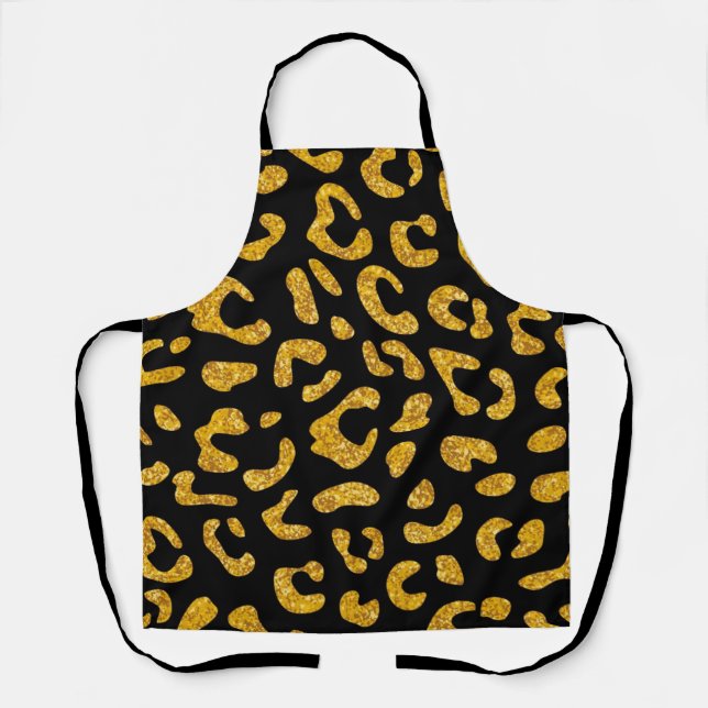 Animal print pattern apron (Front)