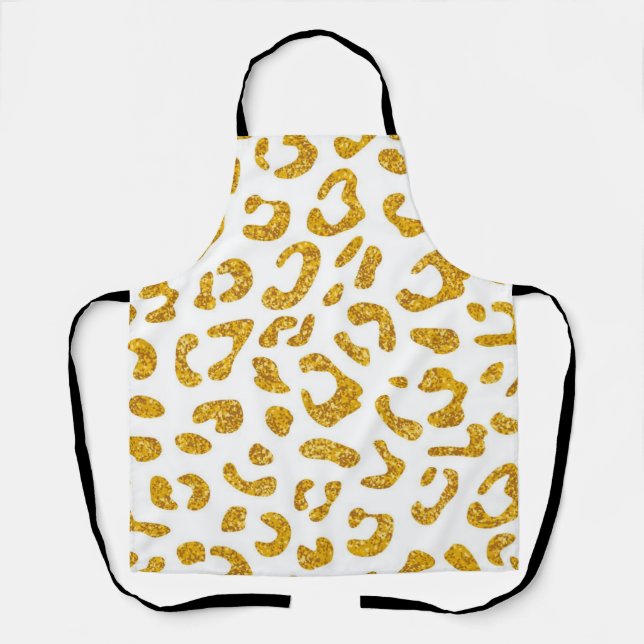 Animal print pattern apron (Front)
