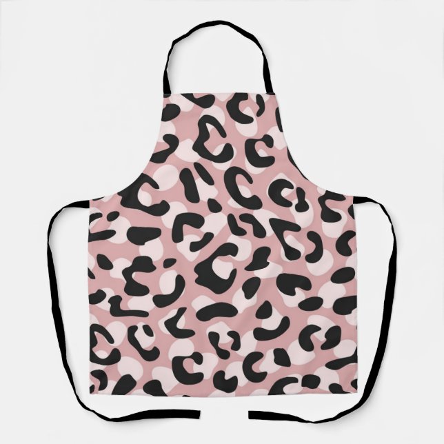 Animal print pattern apron (Front)