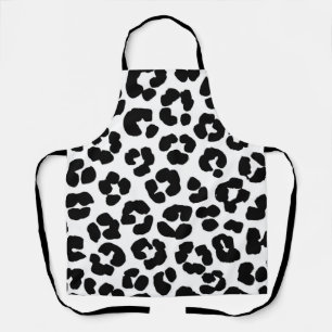 Animal print pattern apron