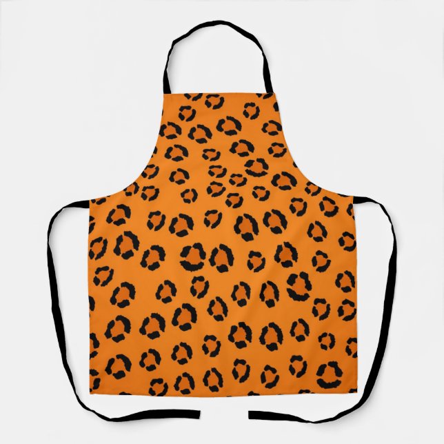 Animal print pattern apron (Front)