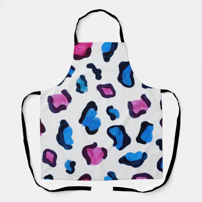 Animal print pattern apron (Front)