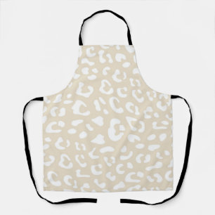 Animal print pattern apron