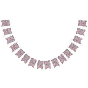 Animal print pattern bunting